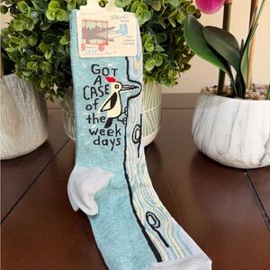 Hilarious fun socks ‘Got a case of the Weekdays’ NWT